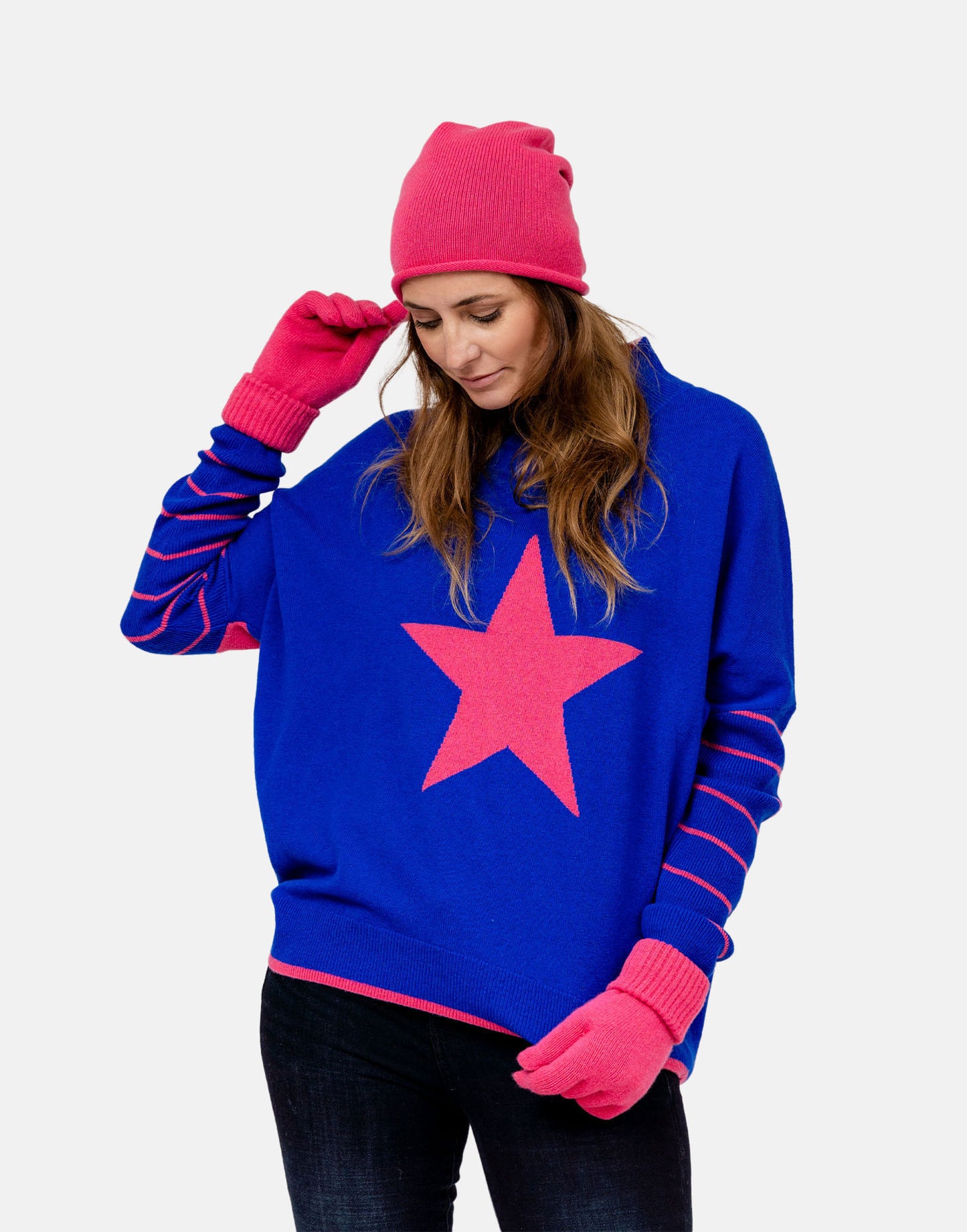 Starstruck Blue Cashmere Jumper