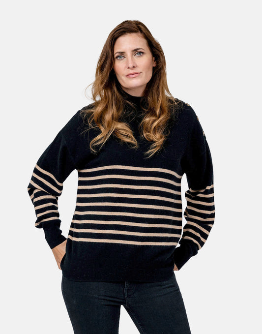 Brett Black Cashmere Jumper