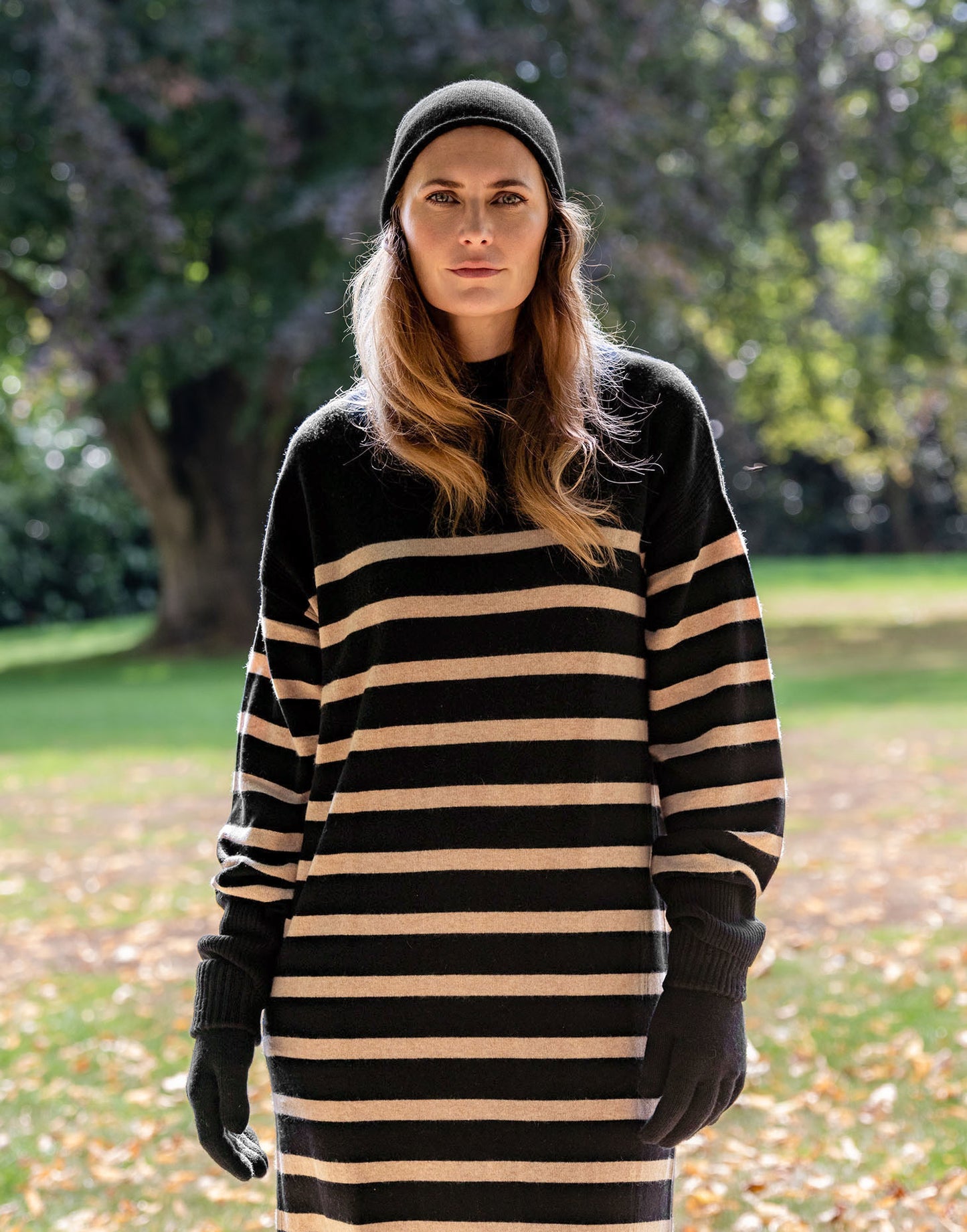 Ingrid Black Cashmere Dress