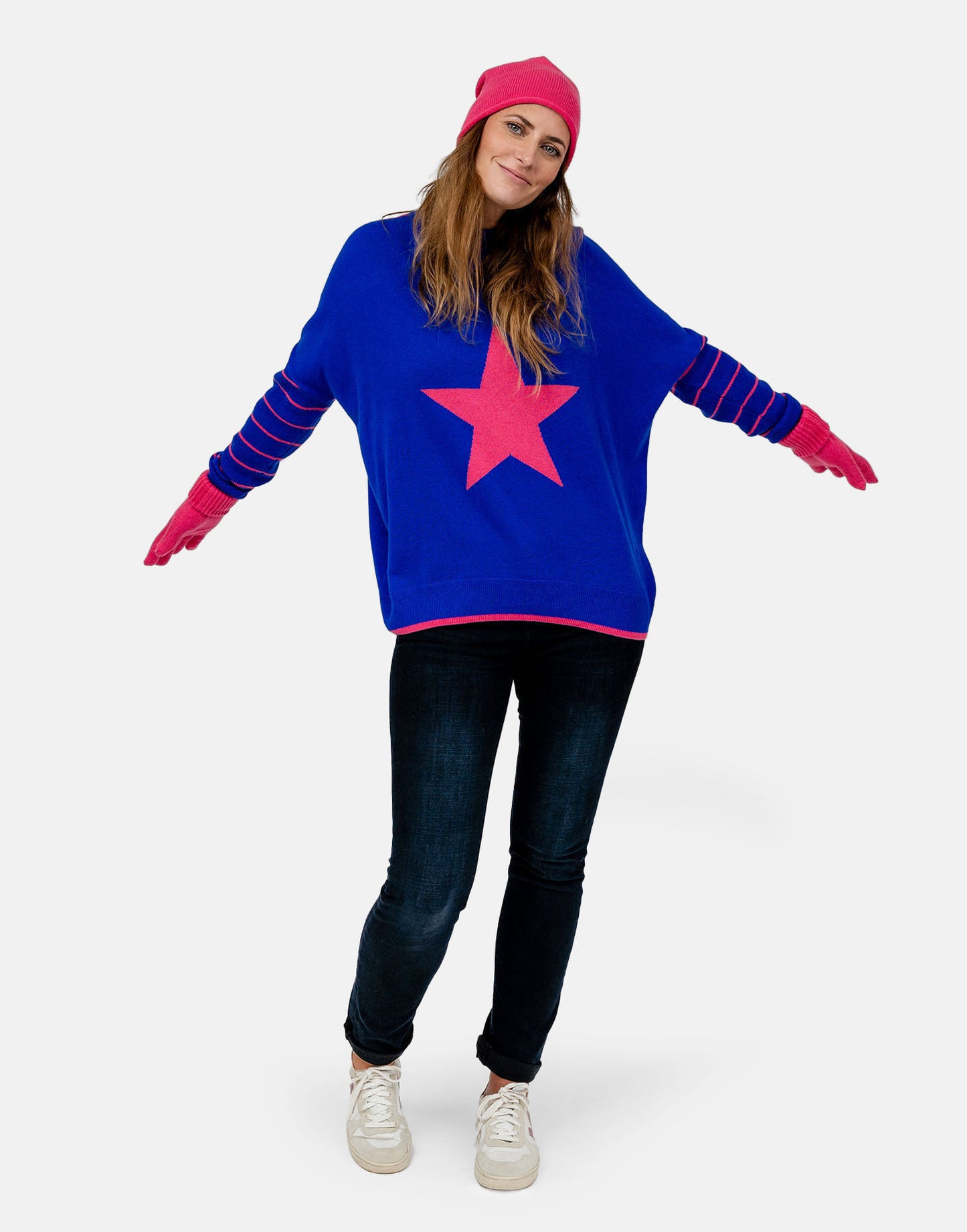 Starstruck Blue Cashmere Jumper