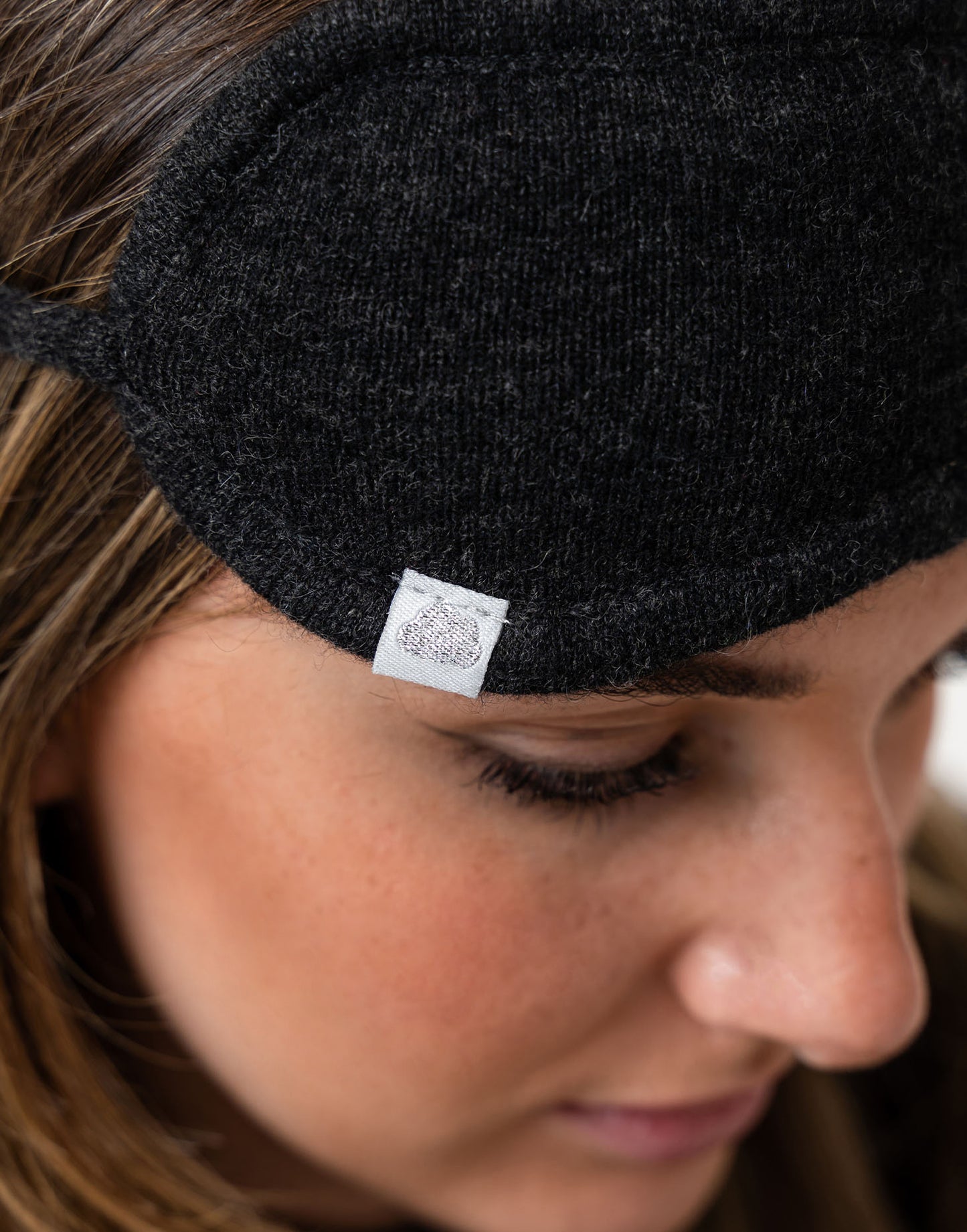 Snooze Charcoal Cashmere Eyemask