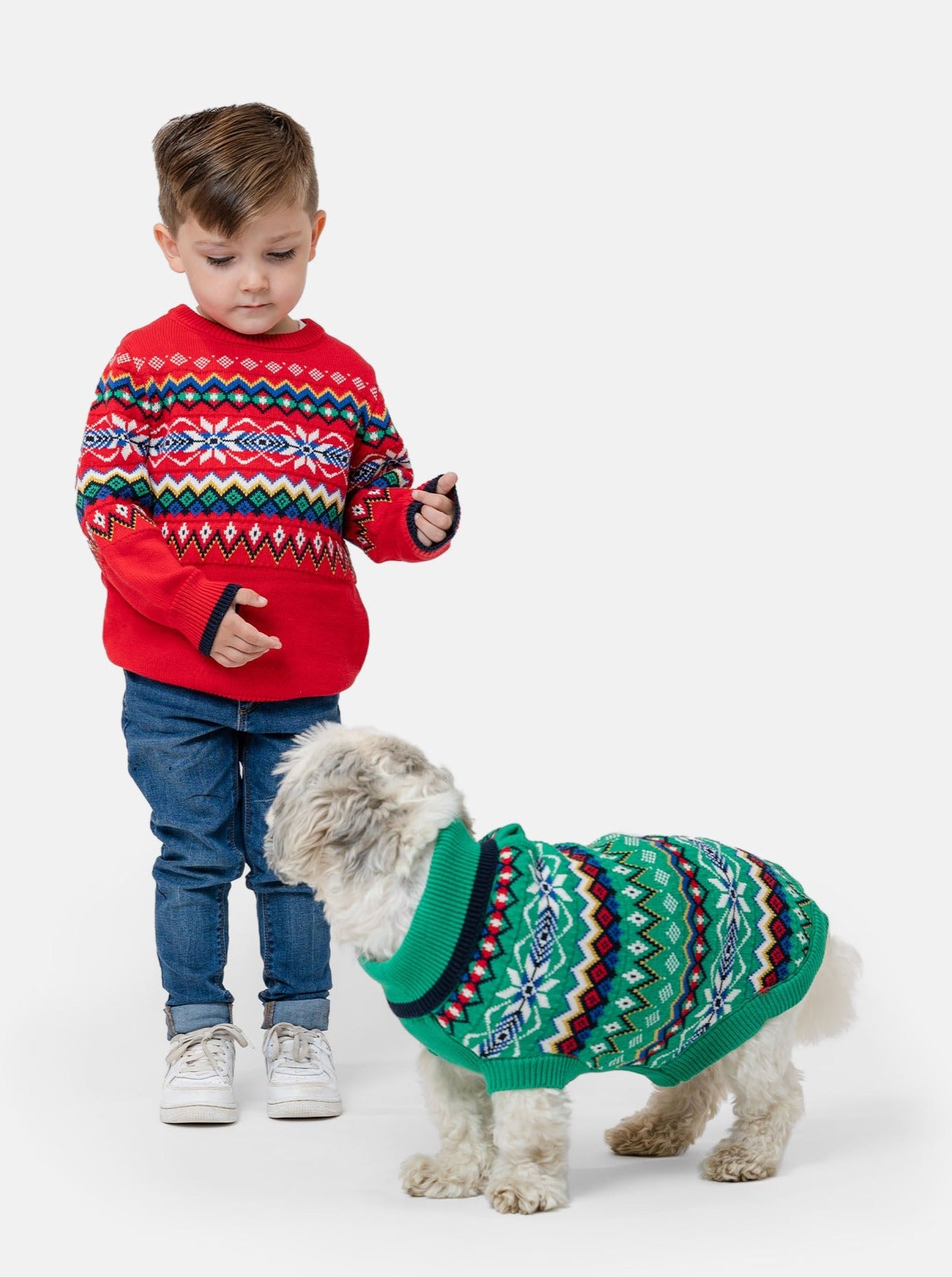 Basil Fairisle Dog Jumper