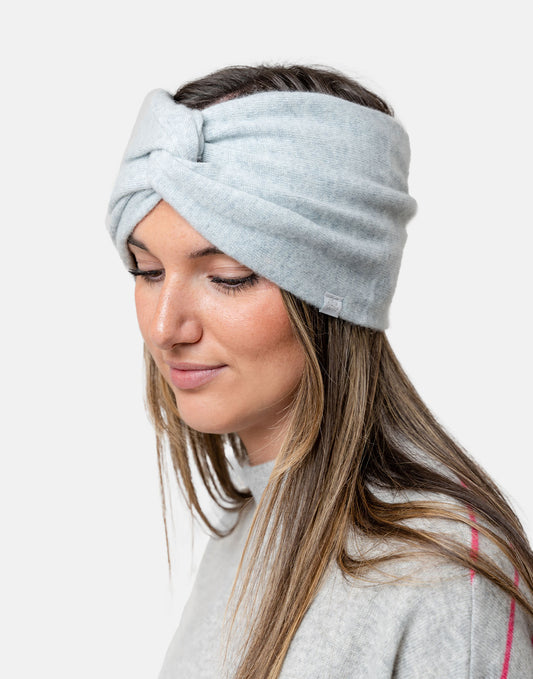 Joanie Grey Cashmere Headband