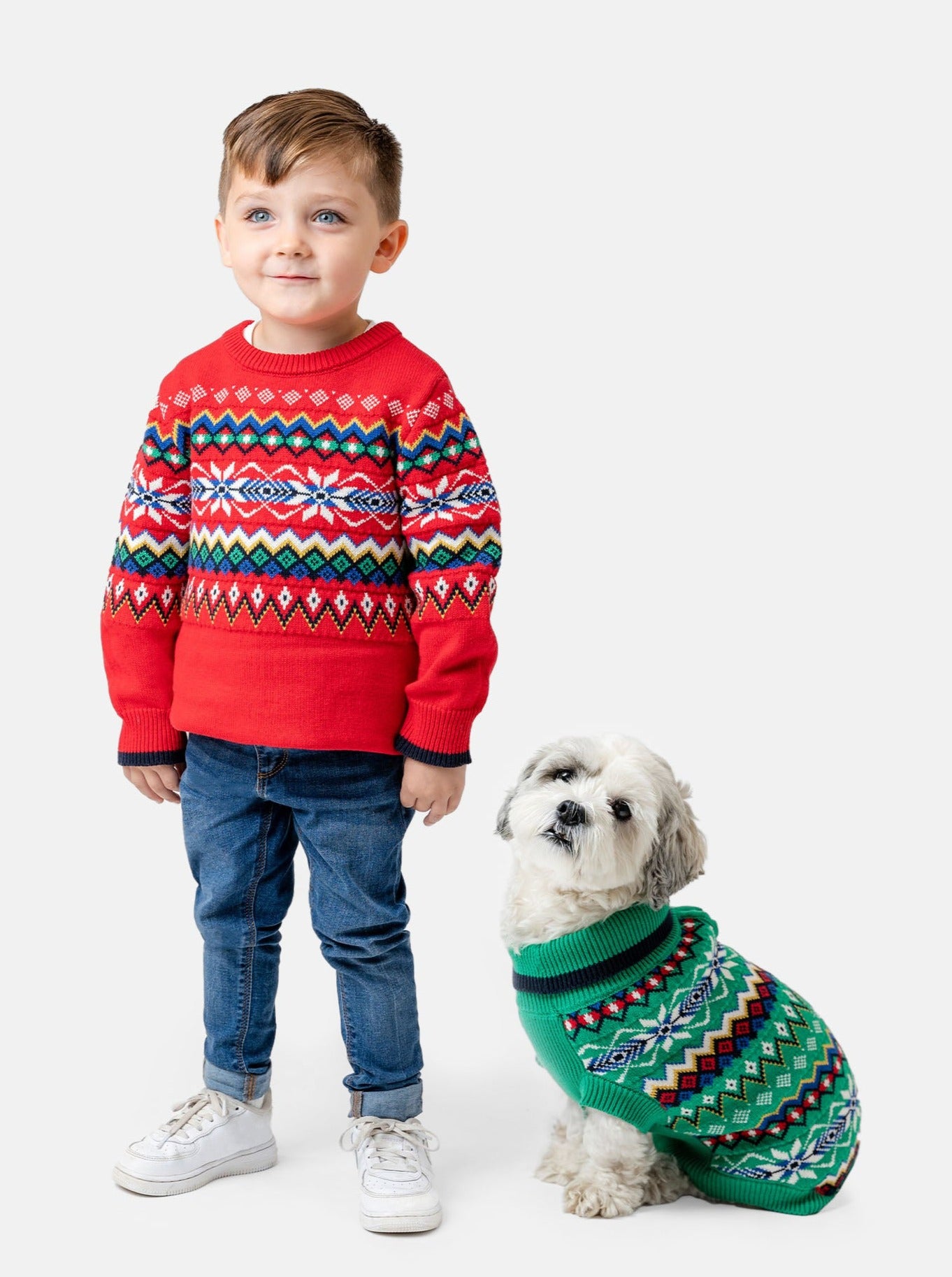 Basil Fairisle Dog Jumper