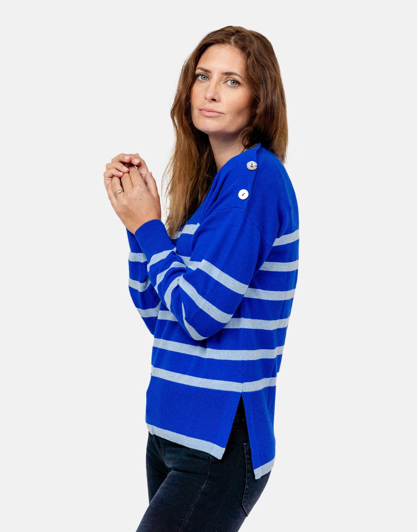 Rocky Blue Cashmere Jumper