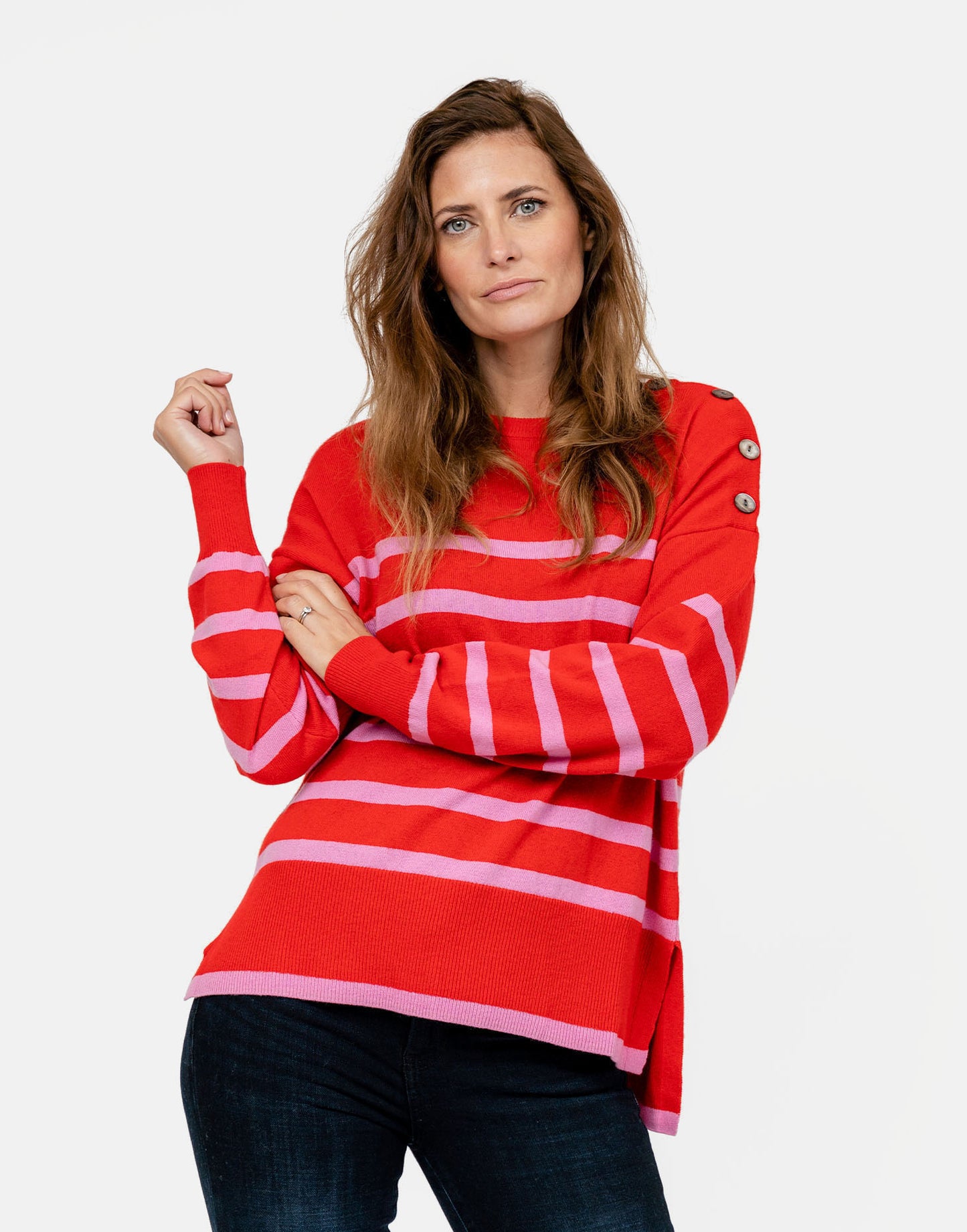 Rocky Red Cashmere Jumper