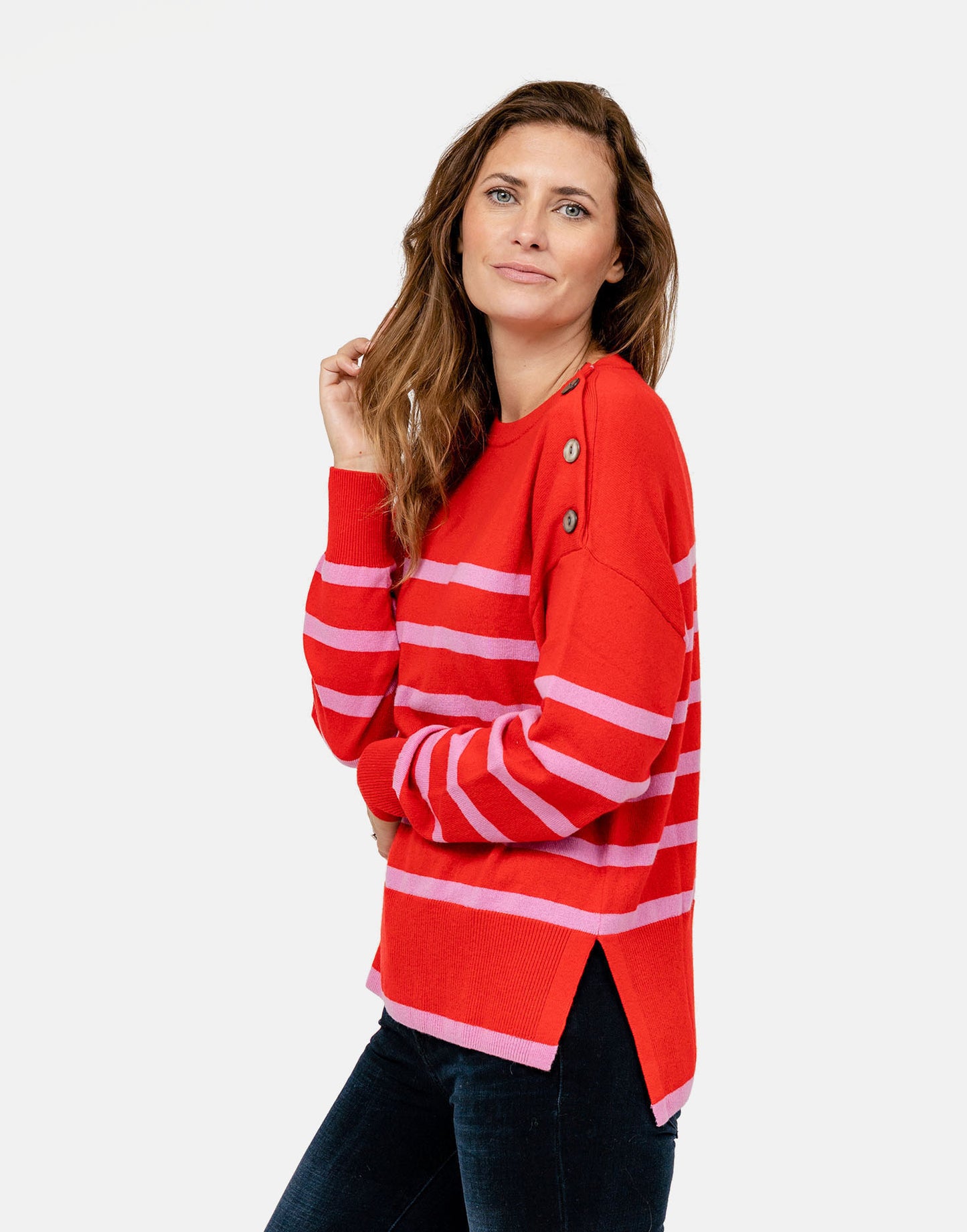 Rocky Red Cashmere Jumper