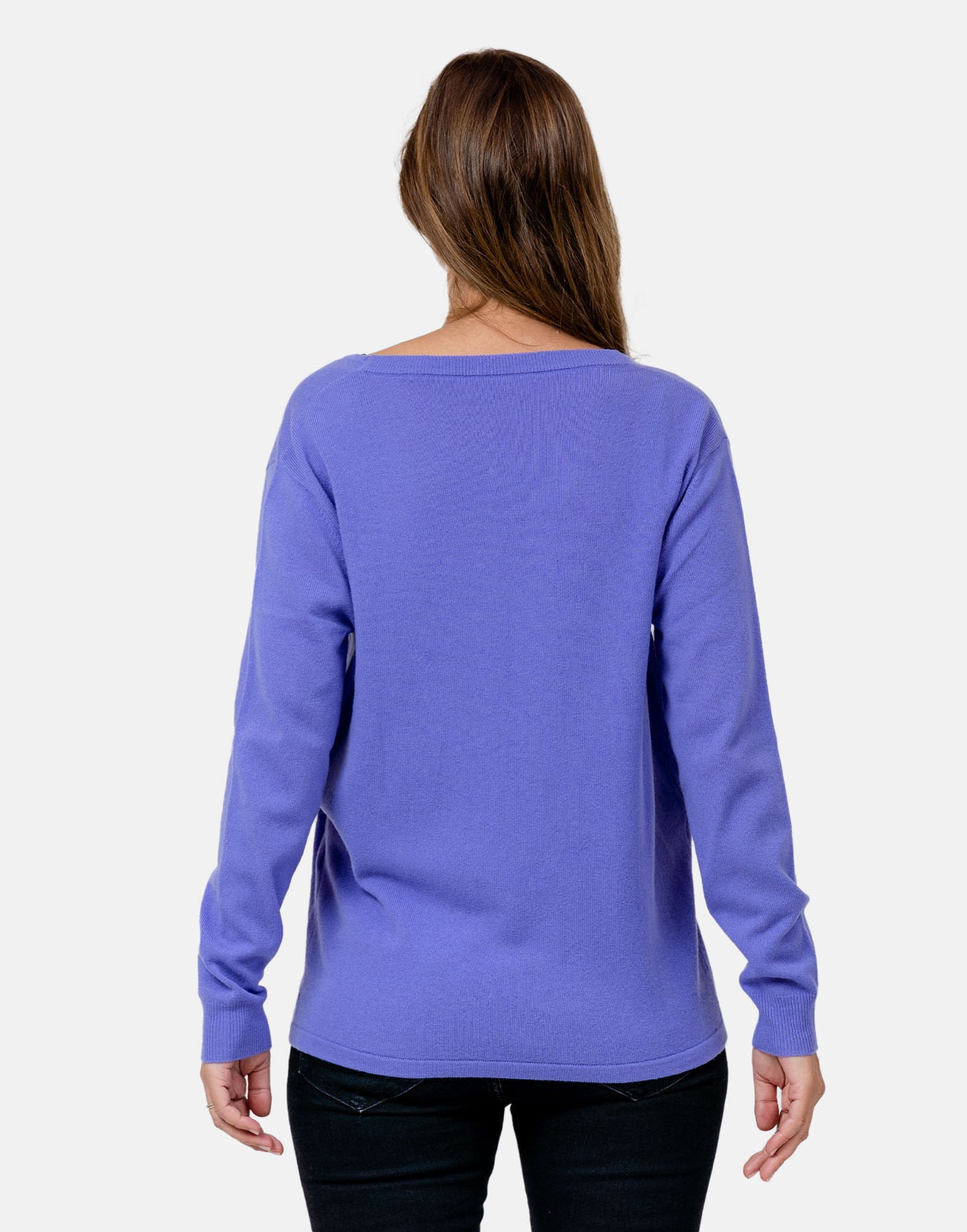 Snuggle Wrap Lilac Cashmere Jumper